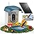 Bird Feeder with Camera 5MP Live Video, Solar Powered Smart AI Identify Birds Species, 2.4G WiFi Camera with Squirrel-Proof, 2-in-1 Bird Bath, Instant Arrival Alerts, Ideal Gifts for Birdlovers