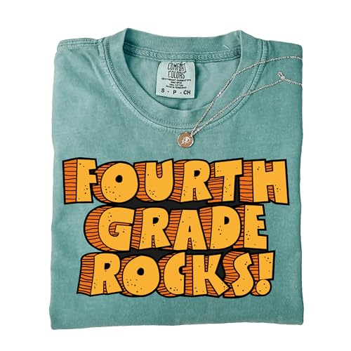 Comfort Colors® Back to School Teacher T-Shirt Rock Day of School Pre-K to 5th Grade Teacher Gift2