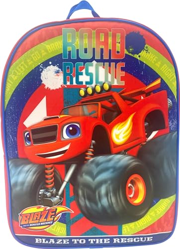 Ruz Kid's Licensed 15 Inch School Bag Backpack (Blaze)