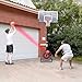 IE Sports Basketball Rebounder Multi-Sport Rebound Net with 9 Angle Adjustments and Return Attachment for Soccer, Pickleball and Baseball, Red