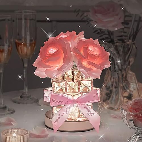 Lhydaooq LY-SJ1 Rose Crystal Table Lamp thumb #4