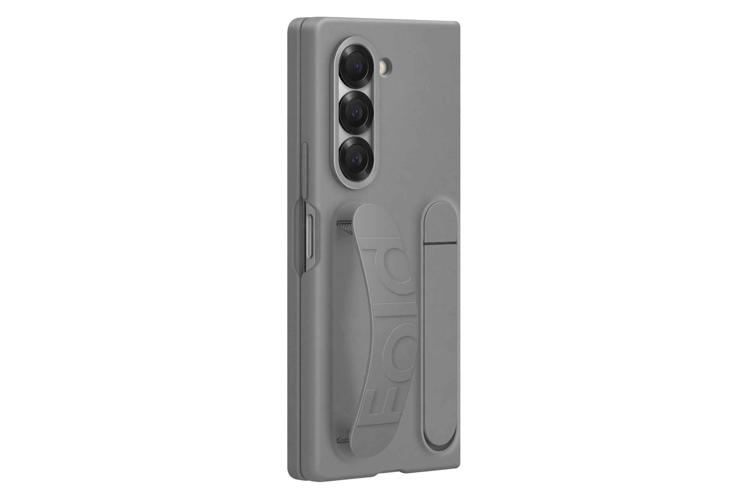 Samsung Silicone Case EF-MF956 für das Galaxy Z Fold6 | Smartphone Cover, Handy-Hülle inklusive Fingerhalter, Silikon, Schutz Case, stoßfest, dünn und griffig, Gray