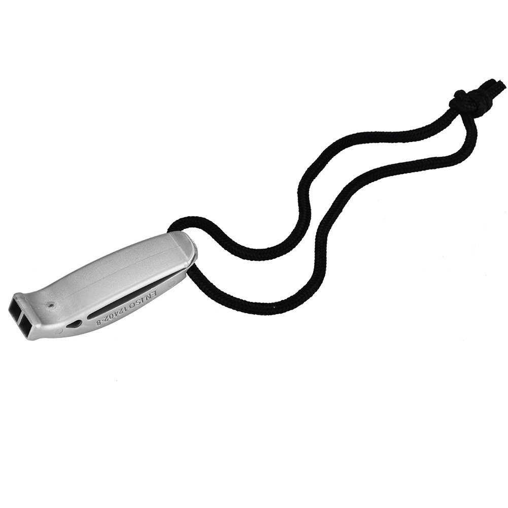 Emergency Whistle,Marine Whistle Safety Survival Whistle with Lanyard for Diving Hiking Camping Emergency (Grey)