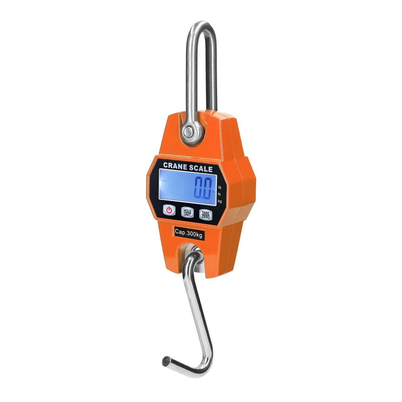 Mini-LCD-Digitalwaage, tragbare elektronische Industriewaage bis 300 kg, Hochleistungs-Hakenkran, Hängewaage für Markt, Bau