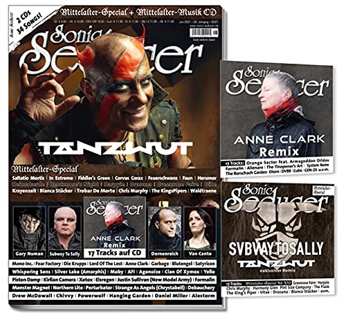 Sonic Seducer 06/2021: + 2CDs mit 34 Songs: Tanzwut mit exkl. CD-Track + Mittelalter-Rock-Special: Gary Numan, Dornenreich, Lord Of The Lost, Moby, ... Die Krupps, Daniel Miller, Gareth Jones uvm.