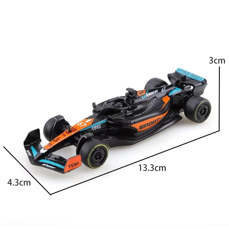 Image of PLUSPOINT Formula1 Racing Die cast Metal Cars for Kids Pull Back F1 Car Simulation Scale Model High-Speed Racing Vehicles Collectible Car Toys for Boys Age 3 Years & Up