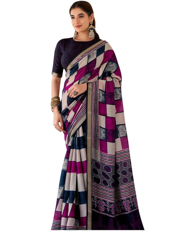 Women Designer Chanderi Saree with Heavy Pallu Detailing and Soft Smooth Texture | Ethnic Wear Saree with Running Blouse Piece Fabric (VT-Madhvi BlackRani)-image-9