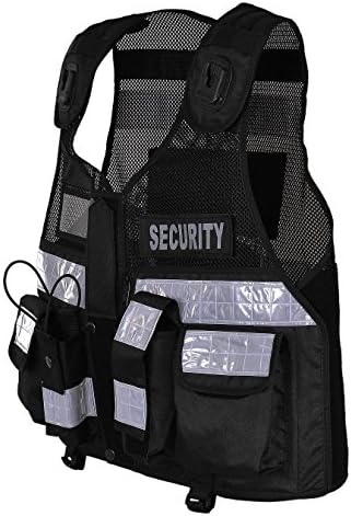 RAC3 High Visibility Security Vest with Reflective Stripes - Ideal for Safety and Identification