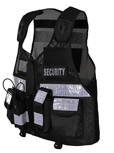 RAC3 High Visibility Security Vest with Reflective Stripes - Ideal for Safety and Identification