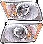 AUTOANDART Replacement Set Driver and Passenger Headlights Compatible with 2007-2012 Caliber 5303739AJ 5303738AJ