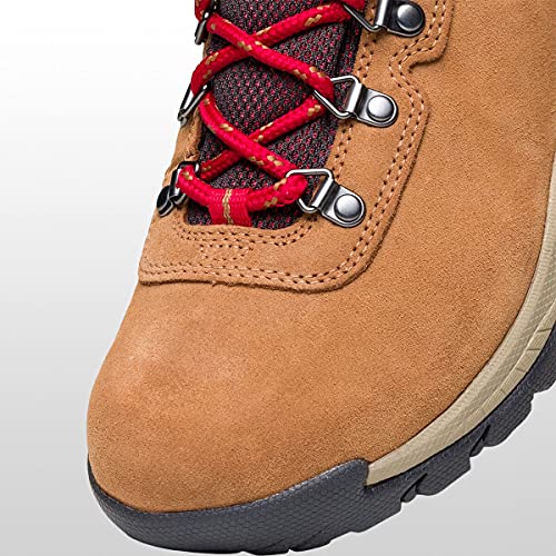 Columbia Women's Newton Ridge Plus Waterproof Amped, Elk/Mountain Red, 10.5