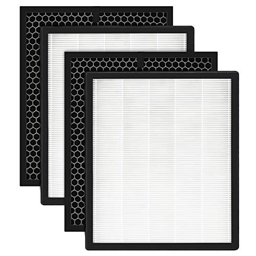 isinlive LV-PUR131 Replacement Filters, H13 True HEPA Filter Compatible with ...