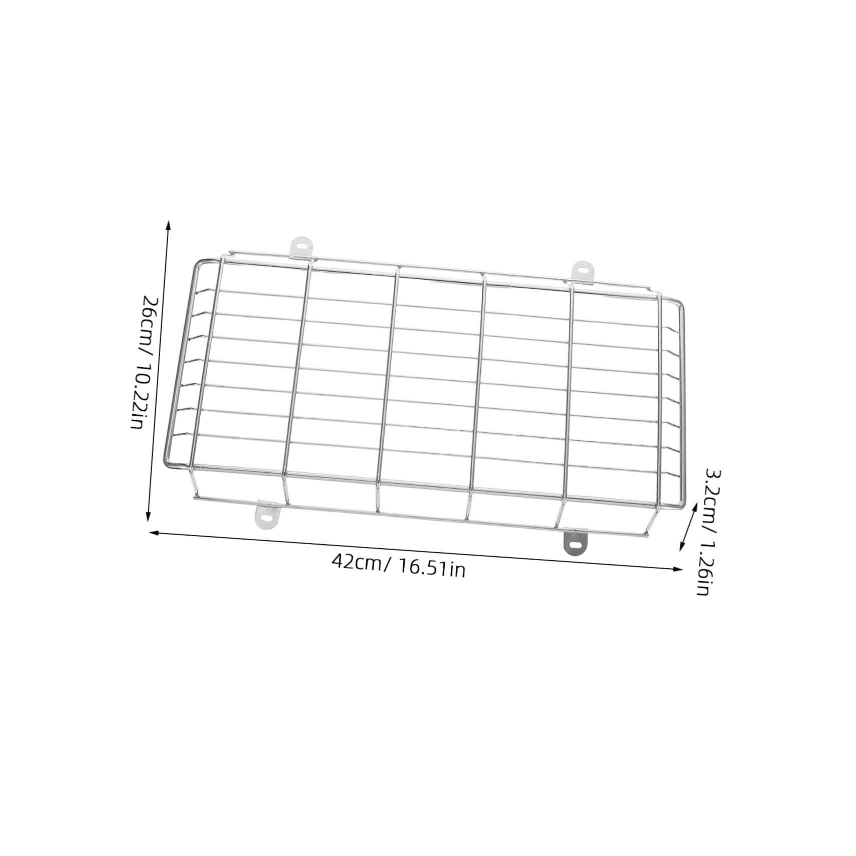 VANZACK School Sign Lights Metal Exit Sign Protective Wire Guard for Emergency Light Plate Safety Cage