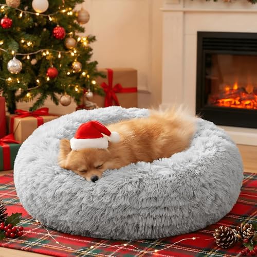 JOLLYVOGUE Calming Donut Bed