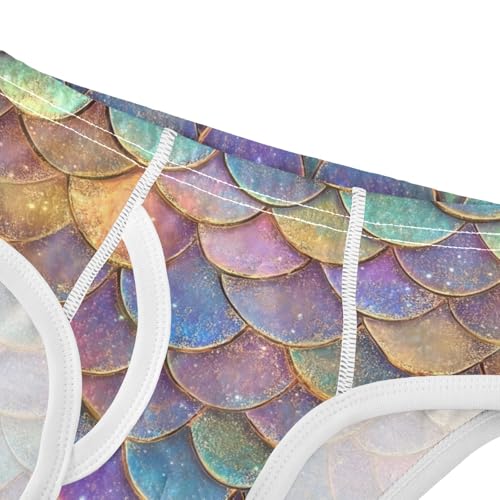 Green Purple Yellow Meramid Scale Toddler Boy's Underwear 2T 202c01404