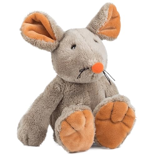Plüsch Maus „Eddi“ – Schaffer 4751 - Kuscheltier Maus - weich & flauschig - Stofftier für Babys & Kinder ab 0 Jahren – Waschbar - Größe S - 22 cm - grau