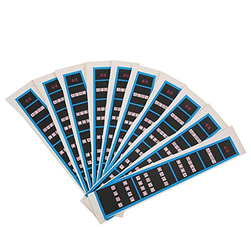 Nota posiciones pegatina de diapasón de mesa de dedo, etiqueta de guía 4/4 etiqueta de violín 3/4(BC05...