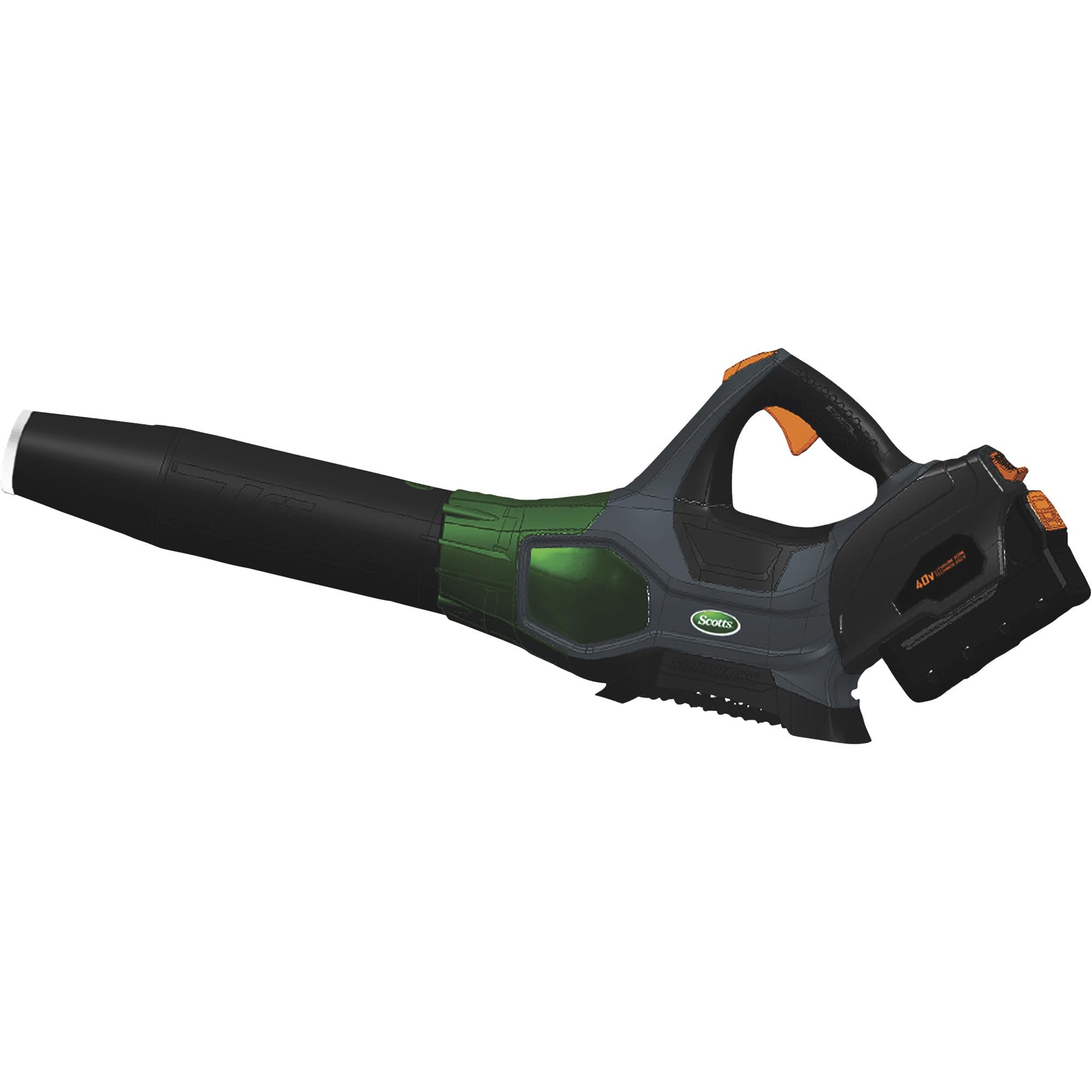 Scotts LB20040S 40-Volt 140 MPH Cordless Leaf Blower, 2AH Battery & Fast Charger Included
