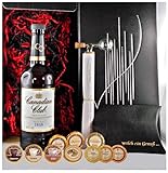Das exklusive Geschenk Set enthält: 1 Flasche Canadian Club Kanadischer Whisky (0,7 Liter - 40 %VOL.)