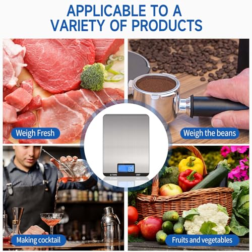 Ezhot EZHOT_DS03_WH Digital Kitchen Scale - Accurate Food Scale thumb #6