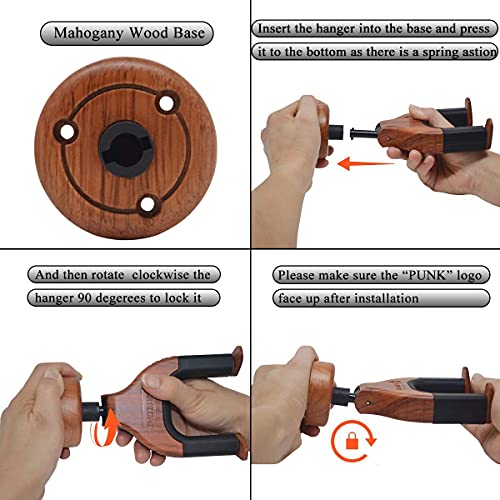 Support mural pour guitares acoustiques, électriques, classiques, basses – accessoire mural à verrouillage automatique… - Les Beatles, Paul McCartney, John Lennon, RIngo Starr, George Harrison Support mural pour guitares acoustiques, électriques, classiques, basses - accessoire mural à verrouillage automatique… – Image 5
