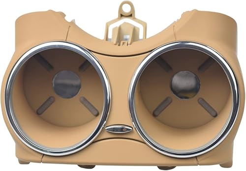 Hacreyatu Para Mercedes-Benz CLS C219 CLS 280 300 350 500 550 2006-2011 Soporte para bebidas doble taza #A21968004148K67  A2196800414 (beige)