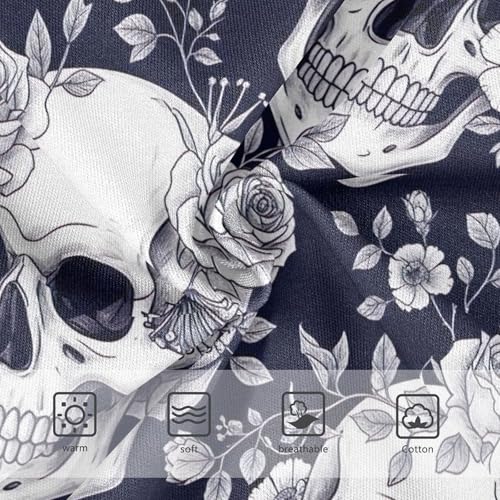 Durable Toddler Underwear Floral 2t Cotton Panties Little Girl Skulls Roses Flowers White Black Briefs Girls Undies3