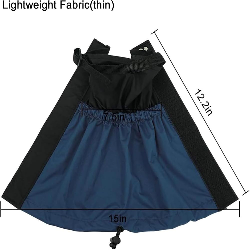 UNIQOCK Gaiters for Hiking – Waterproof and Breathable Leg Gaiters for Women and Men Boots, Adjustable Lightweight Shoes Gaiters for Hunting, Hiking, Mountaineering, Snow Gaiters for Hiking Boots