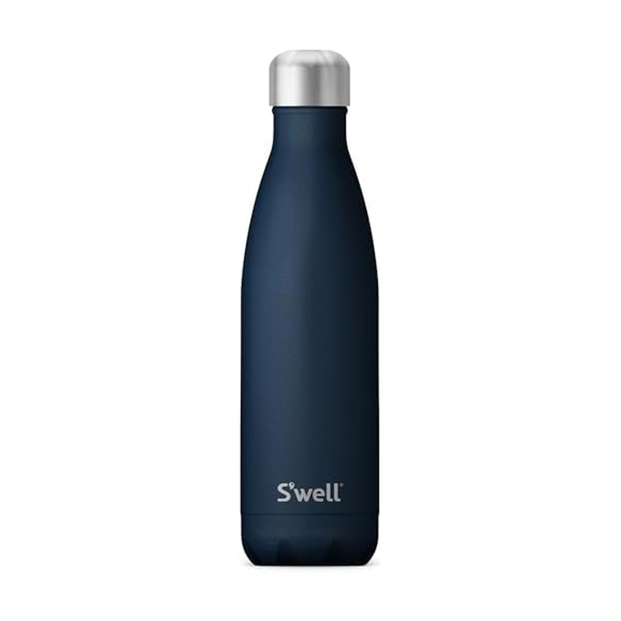 S'well Stainless Steel Water Bottle, 17oz, Azurite, Triple Layered Vacuum Insulated Containers Keeps Drinks Cold for 36 Hours and Hot for 18, BPA Free, Perfect for On the Go