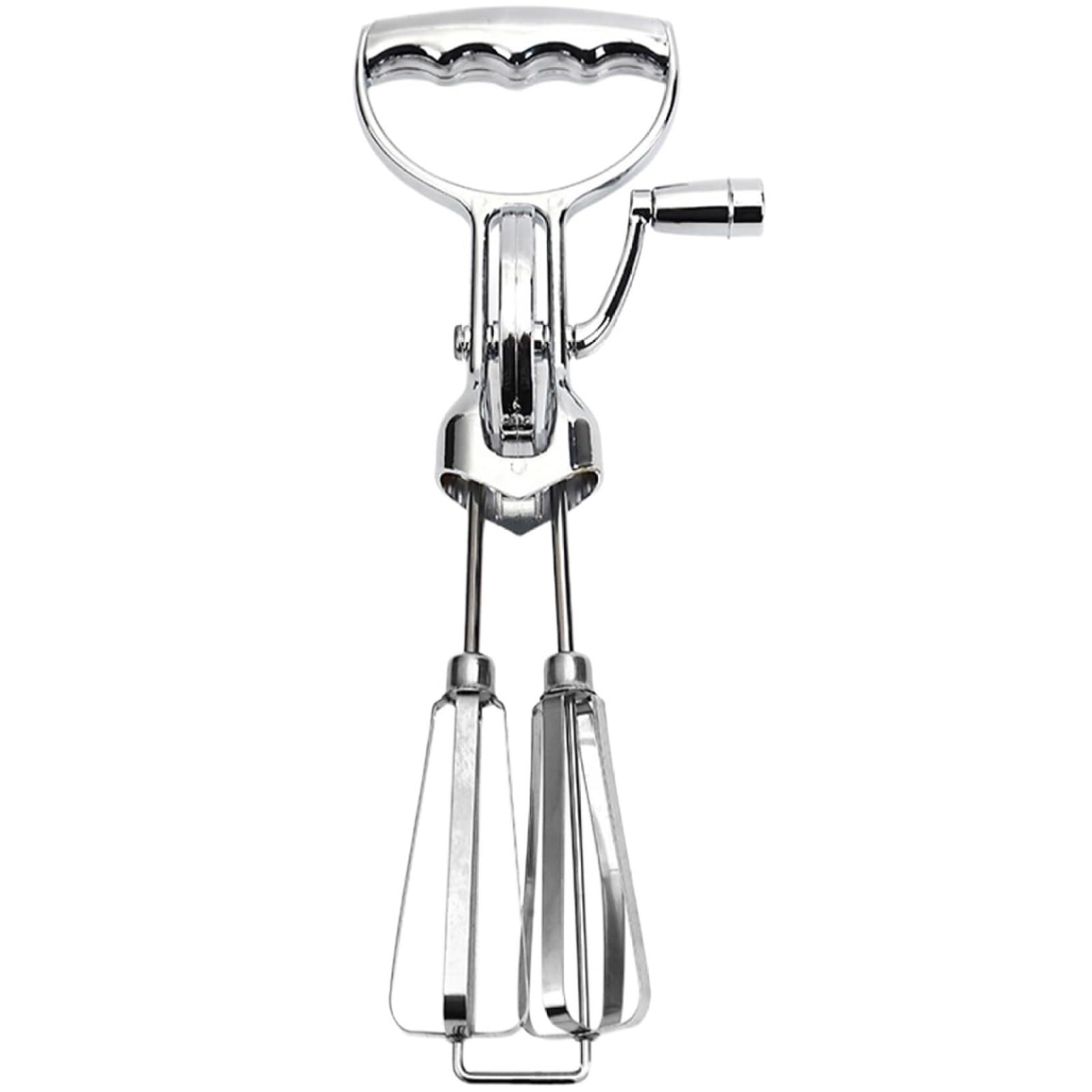 Varillas de Batir para Cocinar Batidor De Huevos Manual, Batidor De Huevos Giratorio De Doble Cabezal, Herramientas For Hornear De Acero Inoxidable Que Ahorran Trabajo En La Cocina Del Hogar Huevos, E
