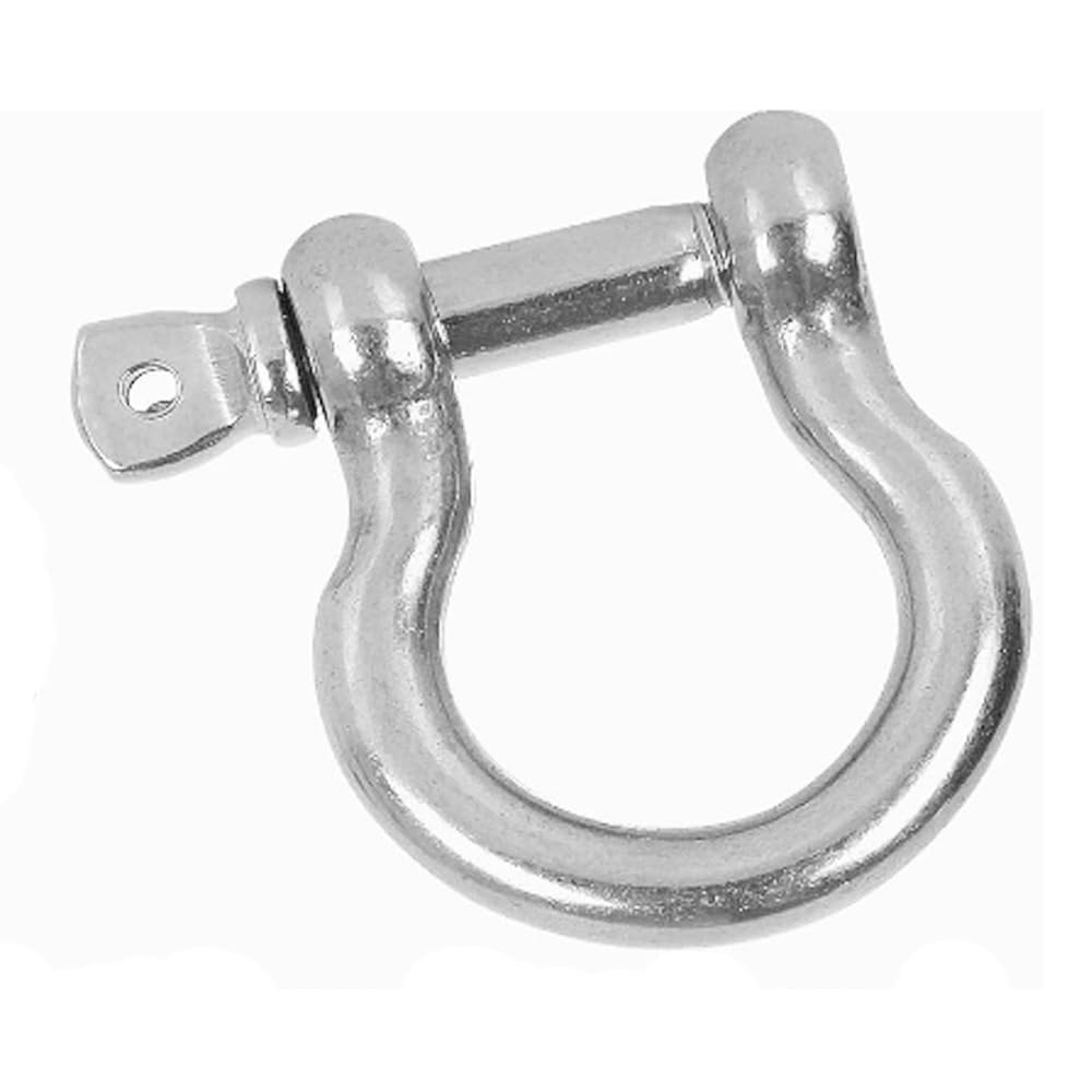 Manille à arc européenne en acier inoxydable 316, boucle fer cheval forme de U, chaîne gréement, levage marin, manille pour bateaux et yachts(32mm)