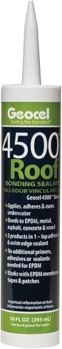 GEOCEL GC55103 4500 Sellador de unión de techo, cartucho de 10 onzas, negro