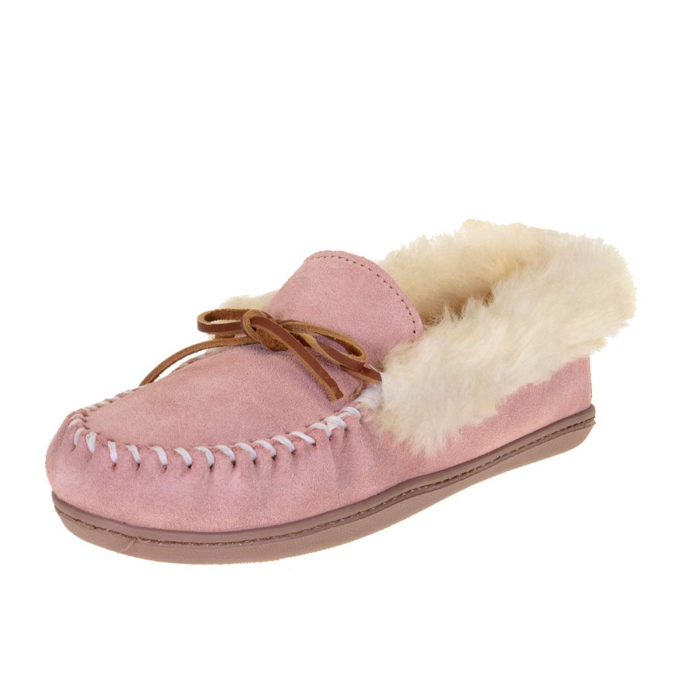 MinnetonkaWomen's Alpine Sheepskin Moccasin Slippers