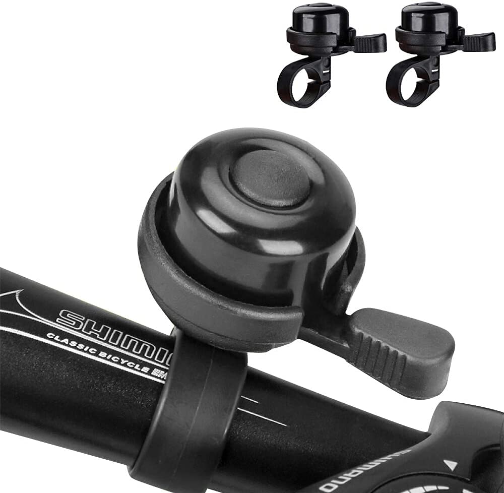 Anbane Bike Bell 2 Pack Bike Bell Bicycle Bells for Adults Kids, Led Strip Lights USB Powered MESUN