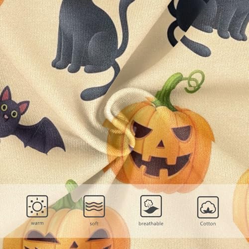 Toddler Girl Briefs, Halloween Black Cats Girls Underwear Cotton, 2–8 Years3