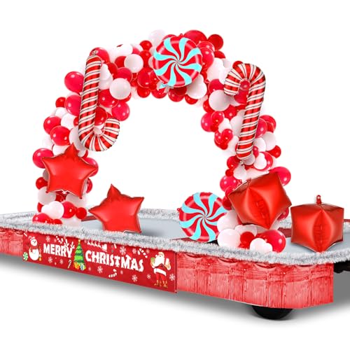 Realspring 12 Pcs Christmas Parade Float Decorating Kit, Xmas Bal...