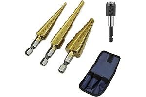 Titanium Step Drill Bit For Precision Plexiglass Drilling