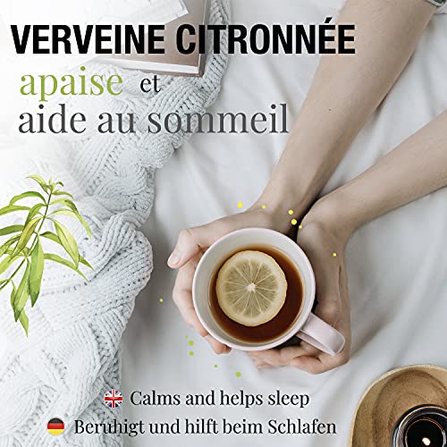 ORIGEENS ORGANIC LEMON VERBENA TEA 100gr | Calming Digestive Organic Lemon Verbena Leaves, Loose Verveine tea