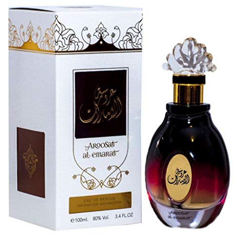 Aroosat Al Emarat EDP for Women - 100mL (3.4oz) | Floral-Fruity Scent | Bergamot, Oranges, Vetiver, Iris, Jasmine, Roses, Patchouli | Oriental Fragrance | Feminine Perfume | by Ard Al Zaafaran