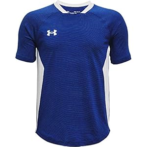 Under Armour Boys’ Match 2.0 Jersey , Royal (400)/White , Youth X-Large