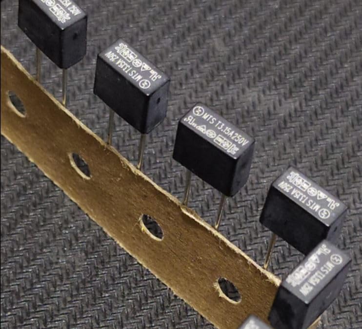 3.15A 250V T3.15A Fuse REOMAX Slow Blow rectangular 5PCS