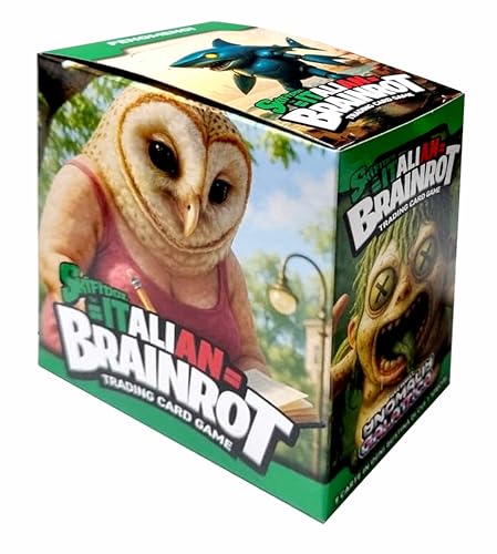 Skifidol Italian Brainrot Trading Card Game, Serie Gama Anomalía Galáctica, 24 sobres de 7 cartas, juego de cartas coleccionables