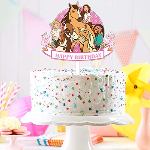 Spirit Horse Torta Toppers, Compleanno Cupcake