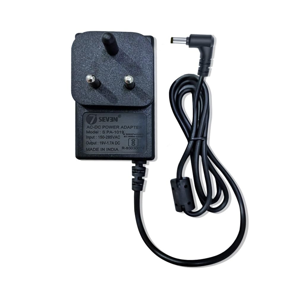 7SEVEN® 19v 1.7a Adapter Suitable for LG Monitor Power Supply of LCD LED Adapter 19 inch 21.5inch 22inch 24inch 27inch Monitors and Laptop Adapter-Black (B08ZKJK78J) Amazon Price History, Amazon Price Tracker