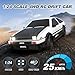 ADUSRIZ RC Drift Car, 1:24 Scale Drift RC Car, 4WD 25KM/H Remote Control High Speed Race Drifting Cars with Drift Tires LED Lights, RC Sport Cars Toys for Adults Boys Girls Kids Gift