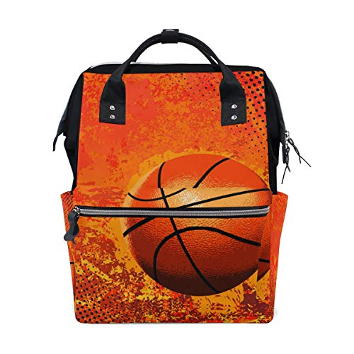 - Zaino da basket in colore: tela giallo