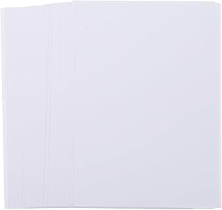 MAGICLULU 100 Folhas De Papel Revestido De Plástico Laminador De Folhas De Papel De Laminação Térmica Máquina De Impressão Papel De Papel Fotográfico Papel De Impressora Papel Brilhante