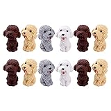 Toyvian 24Pcs Dog Pencil Erasers Animal Puzzle Eraser Toys Mini Dog Figurines Toy Set for Party Favors Classroom Rewards Prizes Carnival Gifts Mixed Color