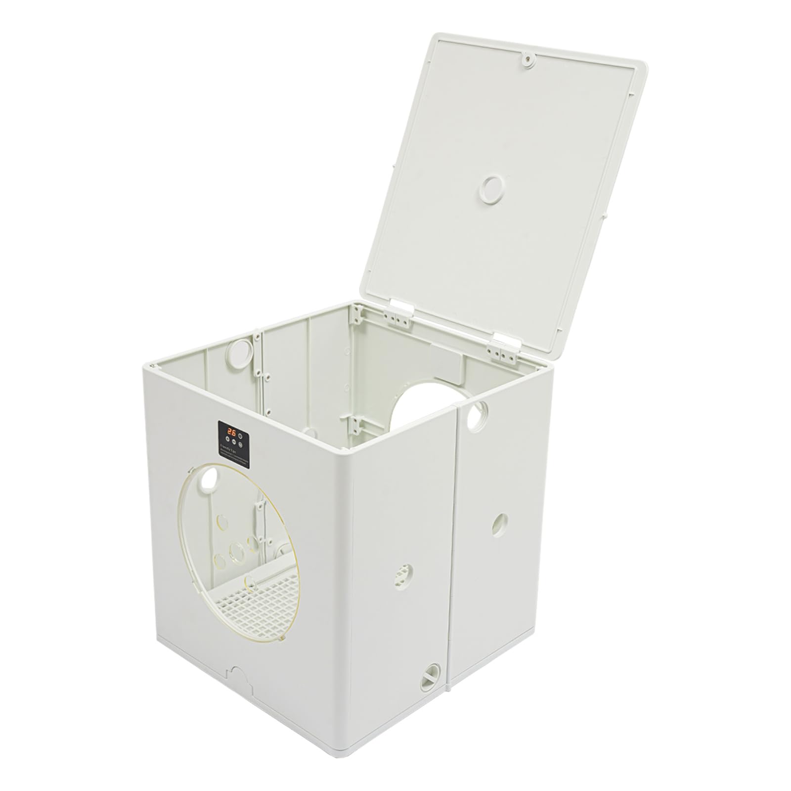 Pet Dryer Box for Cats and Small Dogs, Foldable Cat Dryer Box with Time and Temperature Control, Adjustable Wind Speed, 88L/79.9Qt Automatic Pet Dryer Box for Households, Pet Shops