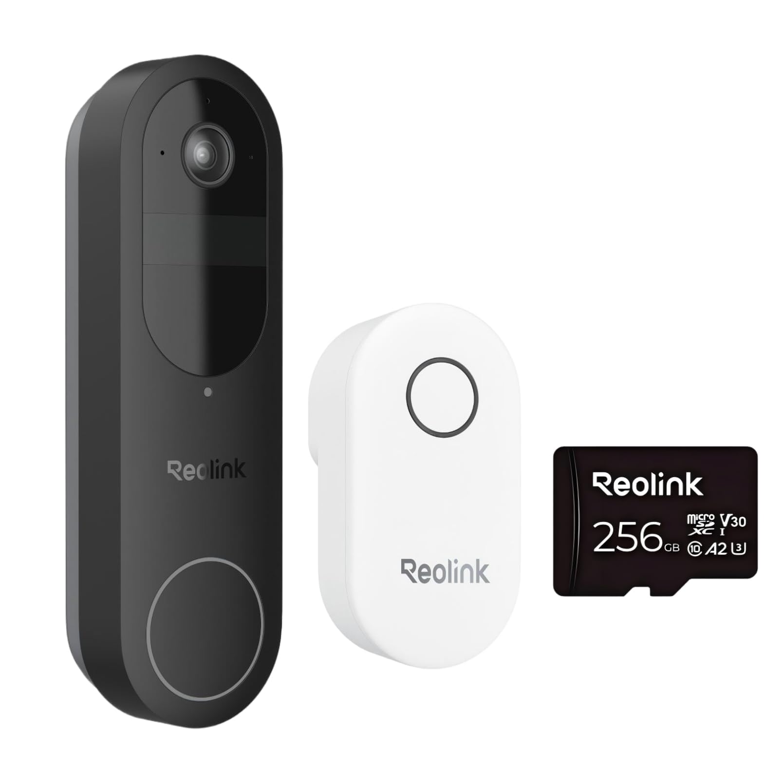 REOLINK Wireless 2K Battery Video Doorbell Camera with Home Hub, 150°x150° Head-to-Toe View, 2.4/5 GHz WiFi, Battery or Wired Power, Two-Way Talk, Person/Vehicle/Package Detection(Chime not
